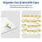 Avery® Printable Adhesive Name Tags, 2-1/3" x 3-3/8", Pre-printed Metallic Gold Hello My Name Is Design, 80 Total, Great for Meetings, Events, and More